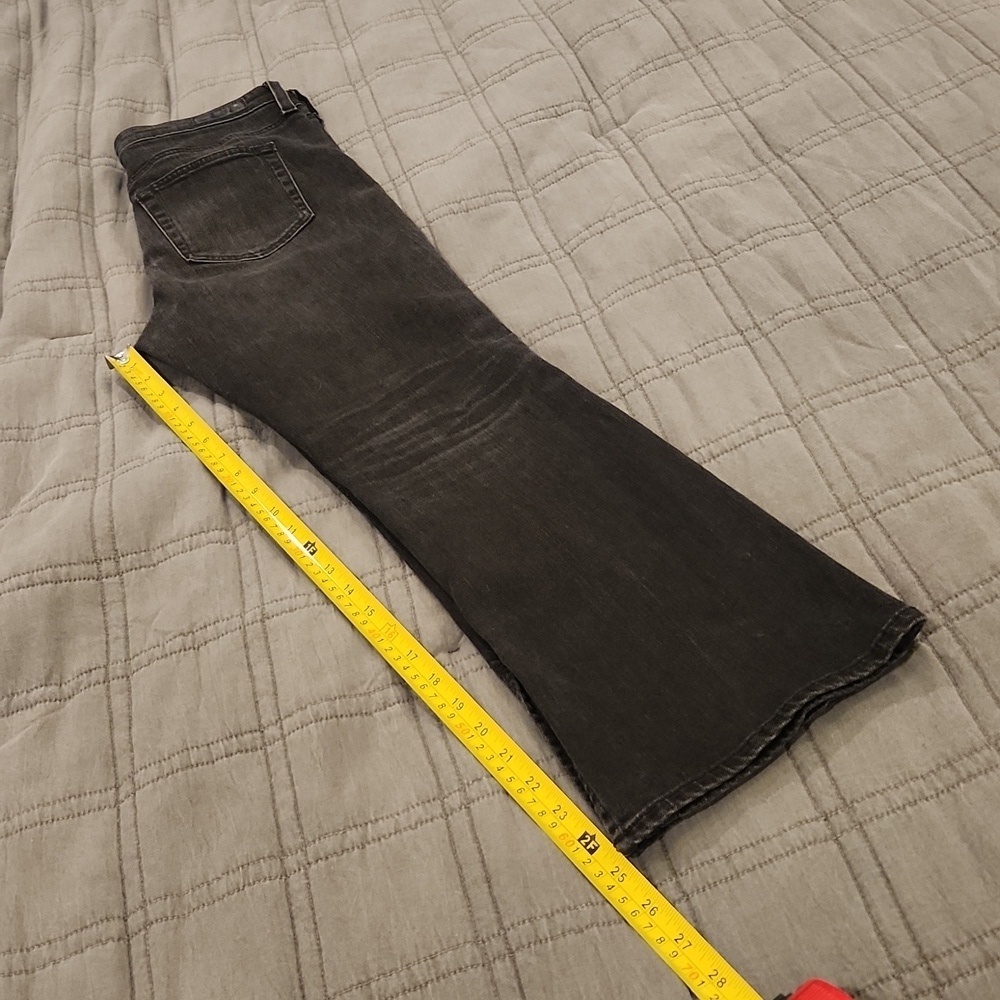 AG Adriano Goldschmied "The Jodi Crop" Black Hi-rise Flare Crop Jeans Size 29! - Picture 11 of 11